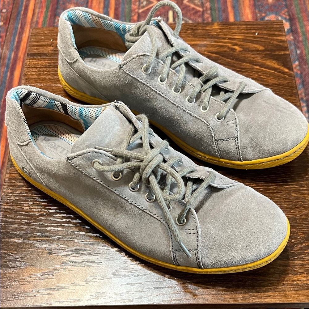 Born Gray Sneakers with Yellow Sole
